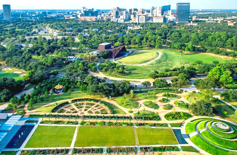 Houston Parks and  Map