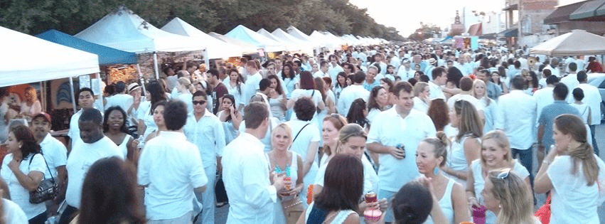 White Linen Night in the Heights